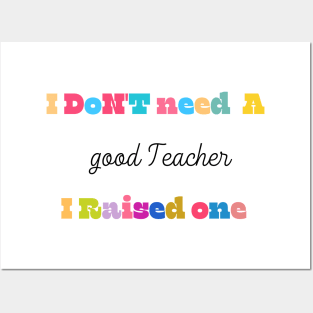 Teacher Profession Posters and Art